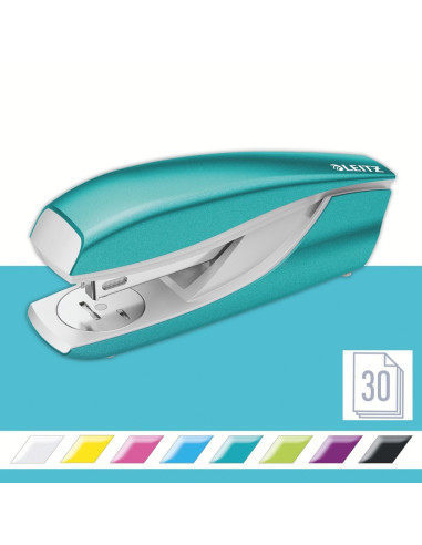 L-55281051,Capsator metalic LEITZ WOW 5528 MINI NeXXt Series, 10 coli, 1000 capse P2 incluse, turcoaz