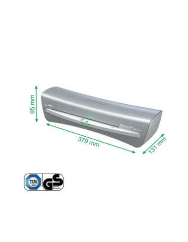 L-73680089,Laminator LEITZ iLAM Home Office, A4, kit folii laminare inclus, gri