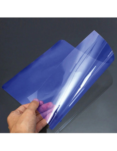 OF-20222015-01,Coperta plastic PVC, 200 microni, A4, 100/top Office Products - albastru transparent