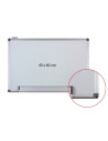 OP-20045060,Tabla alba magnetica cu rama din aluminiu, 45 x 60 cm, Optima