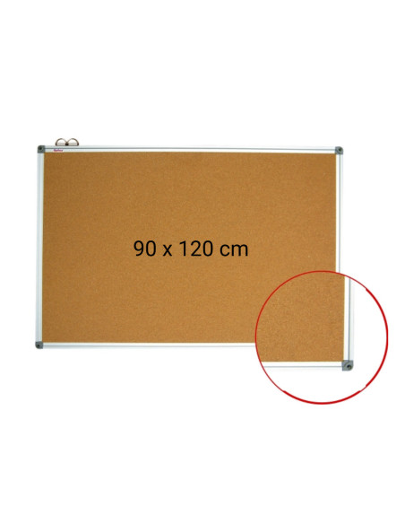 OP-30090120,Panou pluta cu rama din aluminiu, 90 x 120 cm, Optima