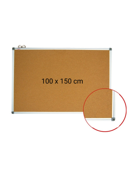 OP-30100150,Panou pluta cu rama din aluminiu, 100 x 150 cm, Optima