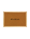 OP-31040060,Panou pluta cu rama din lemn, 40 x 60 cm, Optima