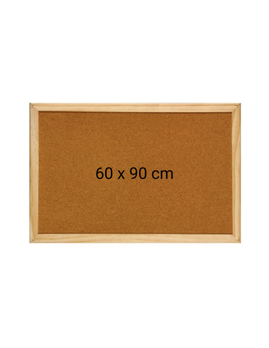OP-31060090,Panou pluta cu rama din lemn, 60 x 90 cm, Optima