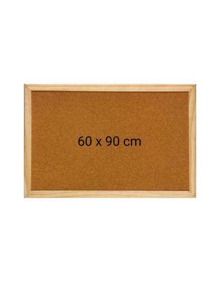 OP-31060090,Panou pluta cu rama din lemn, 60 x 90 cm, Optima