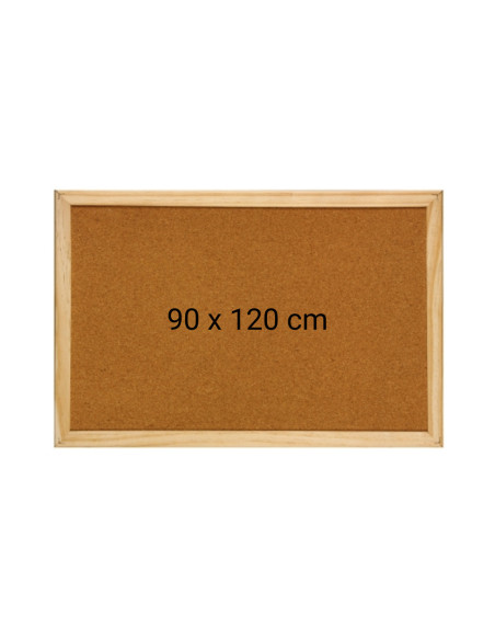 OP-31090120,Panou pluta cu rama din lemn, 90 x 120 cm, Optima