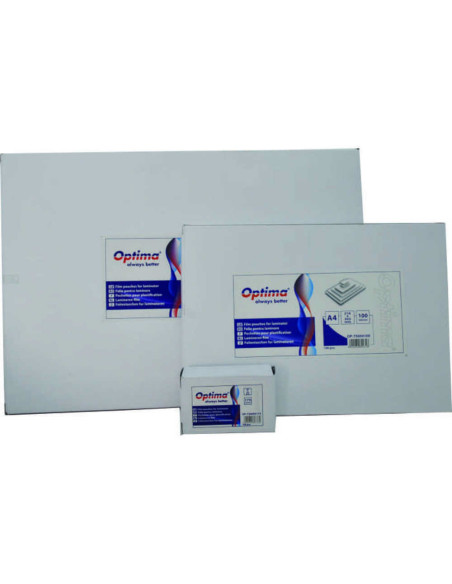 OP-75004175,Folie laminare Optima, A4 (216 x 303 mm), 175 microni, 100 folii/top