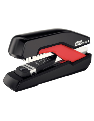 RA-5000550,Capsator metalic Rapid Supreme Omnipress SO30, 30 coli, capsare plata, cutie, rosu-negru -half strip