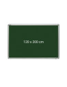 OP-22120200,Tabla verde magnetica cu rama din aluminiu, 120 x 200 cm, pentru creta, Optima