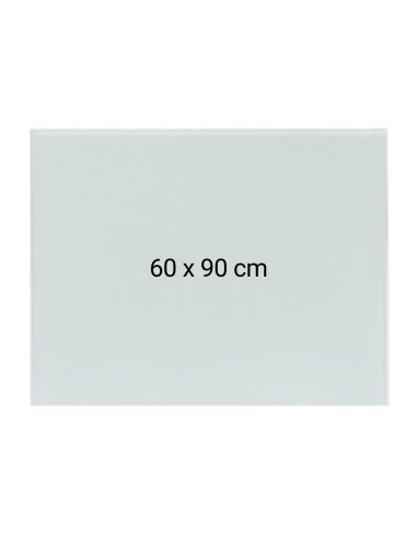 OP-23060090,Tabla alba magnetica din sticla, 60 x 90 cm, Optima + Kit (burete, spray, magneti)