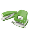 L-55020050,Capsator metalic LEITZ 5502 NeXXt Series, 30 coli, 200 capse P3 incluse, verde-deschis