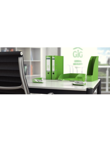 L-55020050,Capsator metalic LEITZ 5502 NeXXt Series, 30 coli, 200 capse P3 incluse, verde-deschis