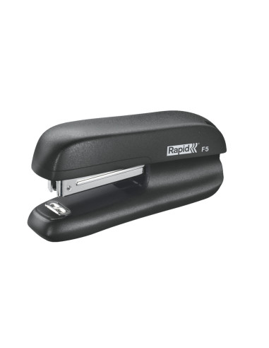 RA-5000264,Capsator plastic Rapid F5, 10 coli, cutie, negru