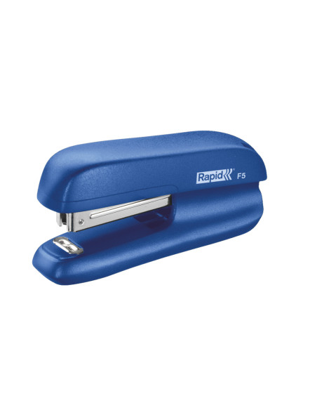RA-5000265,Capsator plastic Rapid F5, 10 coli, cutie, albastru