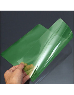 OF-20222015-02,Coperta plastic PVC, 200 microni, A4, 100/top Office Products - verde transparent 2