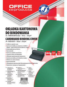OF-20232515-02,Coperta carton lucios 250g/mp, A4, 100/top, Office Products - verde
