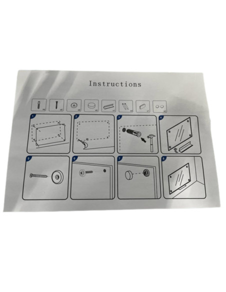 OP-23100150,Tabla alba magnetica din sticla, 100 x 150 cm, Optima + Kit (burete, spray, magneti)