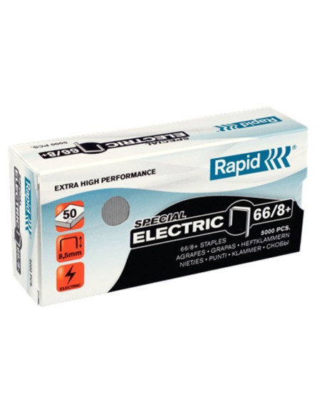 RA-24868000,Capse Rapid Super Strong, 66/8+, pentru capsator electric, 5000 buc/cutie