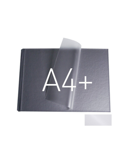 OP-OHCPOUCH21730010BIA,Coperta lucioasa Art Duplex cu folie laminare interior A4 ( landscape ) OPUS&160 20 buc/set-Alb