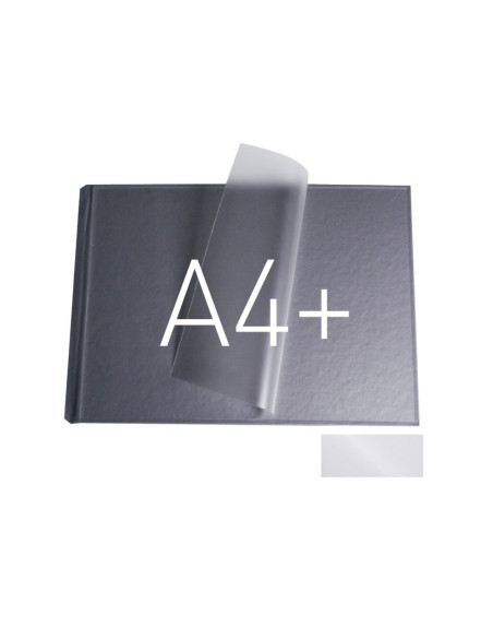 OP-OHCPOUCH21730010BIA,Coperta lucioasa Art Duplex cu folie laminare interior A4 ( landscape ) OPUS&160 20 buc/set-Alb