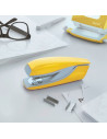 L-55021016,Capsator metalic LEITZ WOW 5502 NeXXt Series, 30 coli, 200 capse P3 incluse, galben