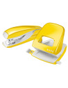 L-55021016,Capsator metalic LEITZ WOW 5502 NeXXt Series, 30 coli, 200 capse P3 incluse, galben