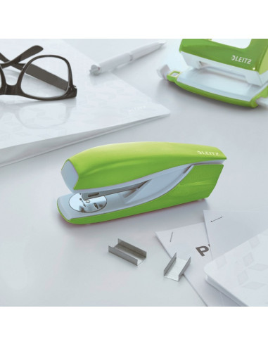 L-55021054,Capsator metalic LEITZ WOW 5502 NeXXt Series, 30 coli, 200 capse P3 incluse, verde