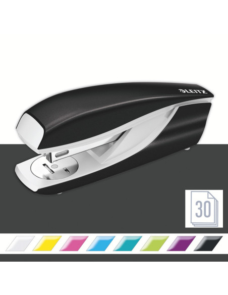 L-55281095,Capsator metalic LEITZ WOW 5528 MINI NeXXt Series, 10 coli, 1000 capse P2 incluse, negru