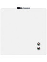NB-1903802,Tabla NOBO patrata, plastic, 36x36 cm, magnetica, include marker si magneti, alb