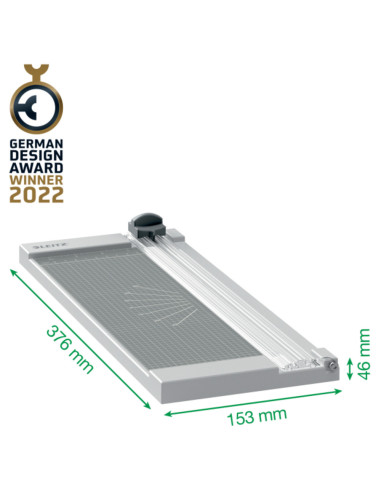 L-90250000,Trimmer LEITZ Home Precision, A4, 8 coli, gri