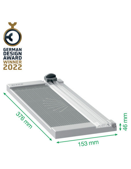 L-90250000,Trimmer LEITZ Home Precision, A4, 8 coli, gri