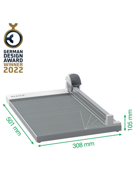 L-90270000,Trimmer LEITZ Office Precision, A4 MAXI, 15 coli, gri