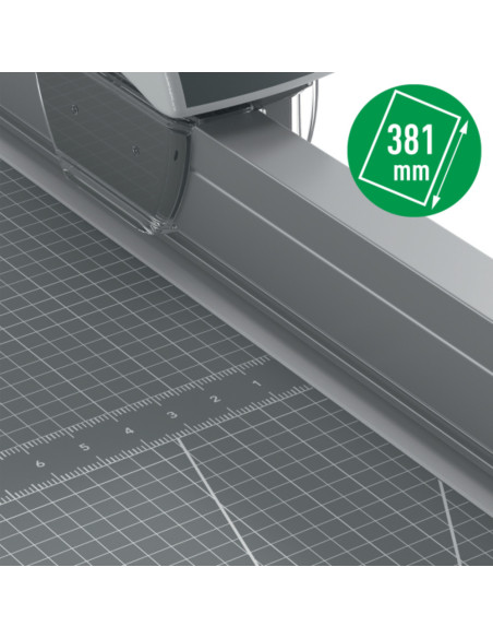 L-90270000,Trimmer LEITZ Office Precision, A4 MAXI, 15 coli, gri