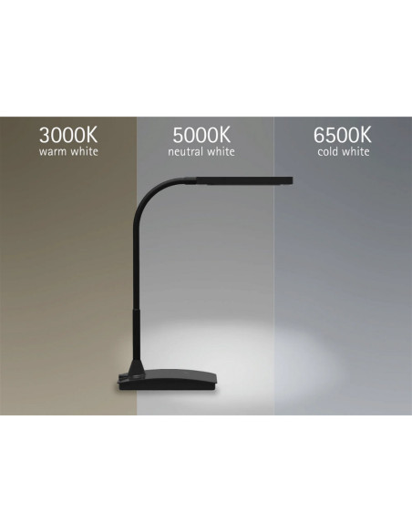MA-82017-90,Lampa de birou, cu LED, MAUL Pearly Colour Vario - neagra