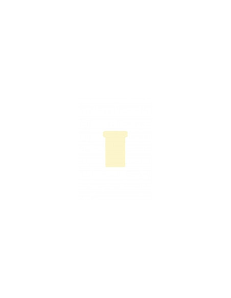 DJ-2554820000,DJOIS T-cards, din hartie, 100buc/set, format 2 - (85 x 48mm, top 60mm) - bej