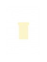 DJ-2554820000,DJOIS T-cards, din hartie, 100buc/set, format 2 - (85 x 48mm, top 60mm) - bej