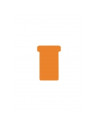 DJ-2554822300,DJOIS T-cards, din hartie, 100buc/set, format 2 - (85 x 48mm, top 60mm) - orange