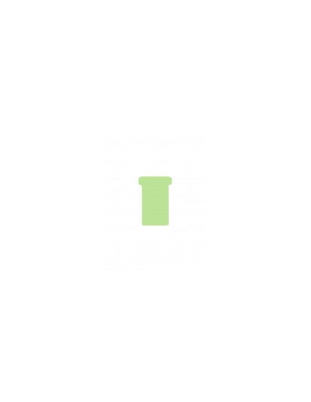DJ-2554825000,DJOIS T-cards, din hartie, 100buc/set, format 2 - (85 x 48mm, top 60mm) - verde