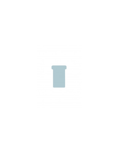 DJ-2554826000,DJOIS T-cards, din hartie, 100buc/set, format 2 - (85 x 48mm, top 60mm) - albastru
