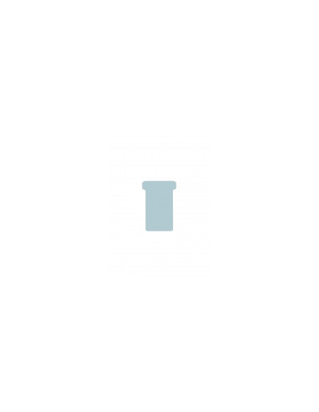 DJ-2554826000,DJOIS T-cards, din hartie, 100buc/set, format 2 - (85 x 48mm, top 60mm) - albastru