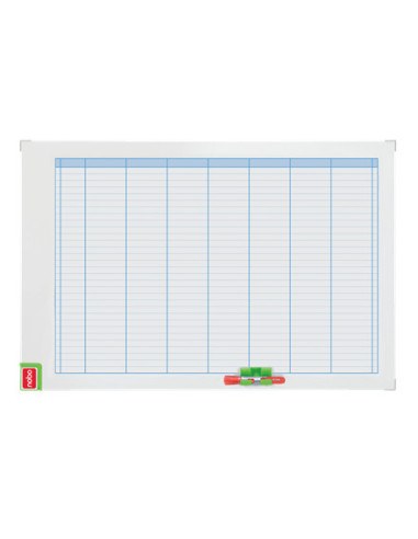 NB-3048201,Organizator NOBO Performance, saptamanal, magnetic, 90x60 cm, kit de planificare inclus, albastru