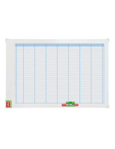 NB-3048201,Organizator NOBO Performance, saptamanal, magnetic, 90x60 cm, kit de planificare inclus, albastru