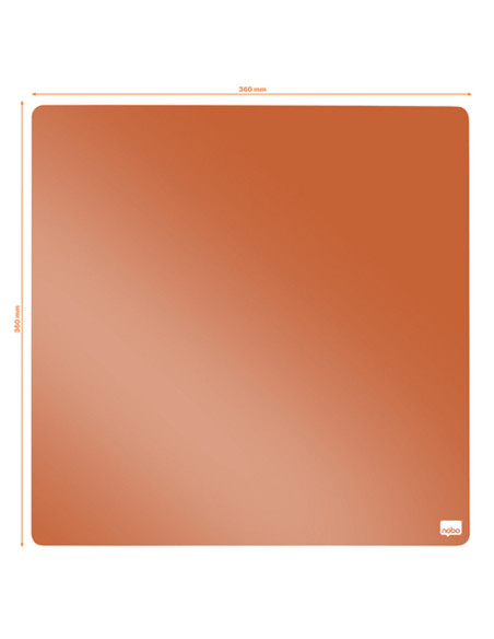 NB-1915622,Tabla NOBO patrata, plastic, 36x36 cm, magnetica, include marker si magneti, aramiu