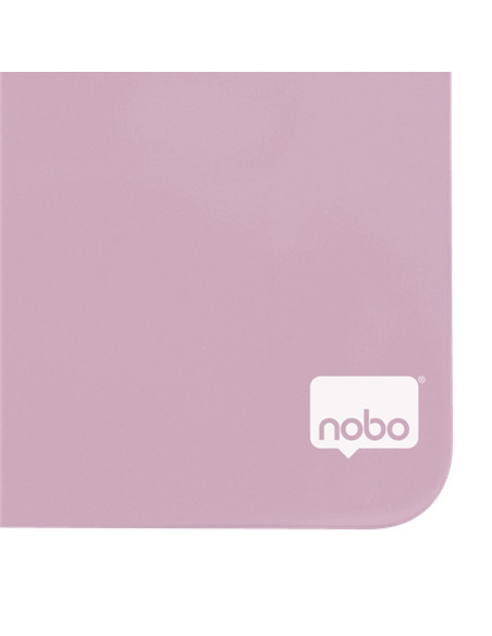 NB-1915623,Tabla NOBO patrata, plastic, 36x36 cm, magnetica, include marker si magneti, lila