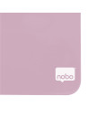 NB-1915623,Tabla NOBO patrata, plastic, 36x36 cm, magnetica, include marker si magneti, lila