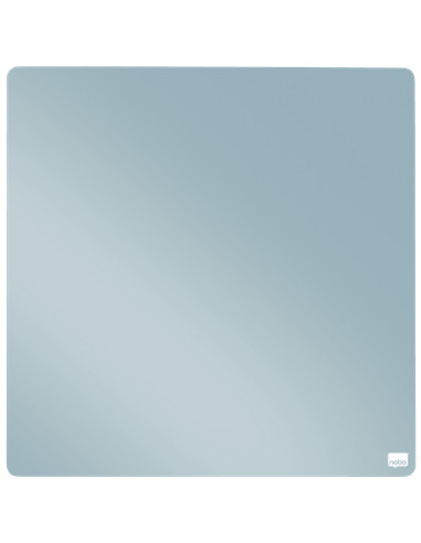NB-1915624,Tabla NOBO patrata, plastic, 36x36 cm, magnetica, include marker si magneti, bleu