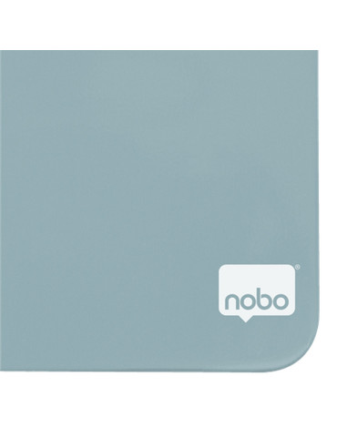 NB-1915624,Tabla NOBO patrata, plastic, 36x36 cm, magnetica, include marker si magneti, bleu