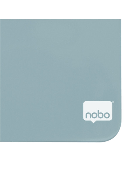 NB-1915624,Tabla NOBO patrata, plastic, 36x36 cm, magnetica, include marker si magneti, bleu