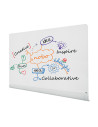 NB-1905193,Tabla NOBO Impression Pro Widescreen 85", sticla,190x100cm,magnetica,colturi rotunjite+accesorii,alb
