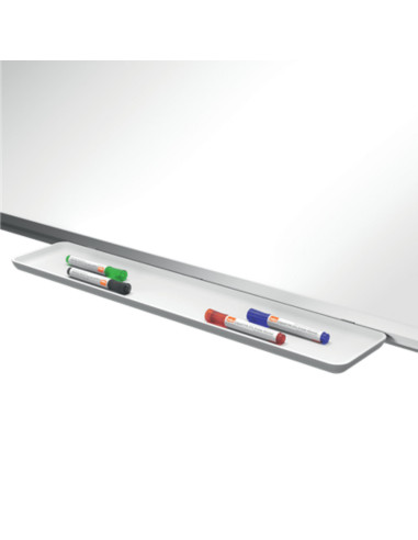 NB-1915155,Tabla NOBO Premium Plus, otel lacuit, 90x60 cm, magnetica, include marker si tavita, alb